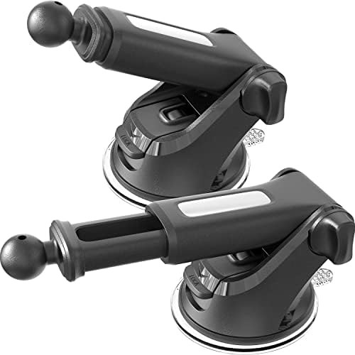 1Zero Garmin GPS Suction Cup Mount with Quick Extension Arm, 2-pack