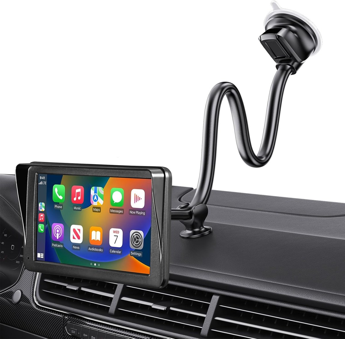 1Zero 14-Inch Long Arm Windshield Mount for CarPlay Screens